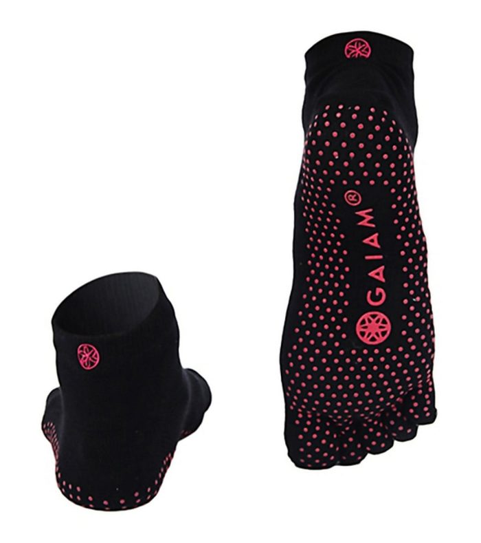 Gaiam No Slip Yoga Socks - Image 3