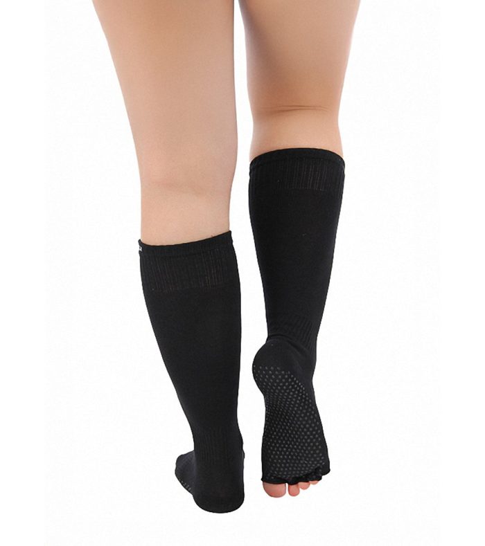 Toesox Knee High Scrunch Half-Toe Yoga Grip Socks - Image 77