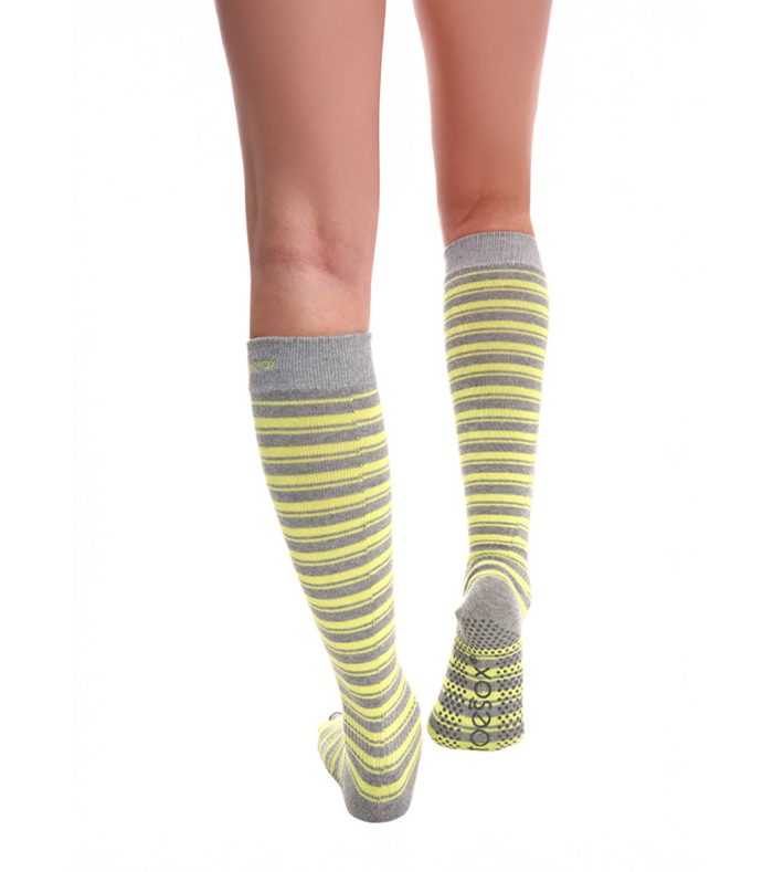 Toesox Knee High Scrunch Half-Toe Yoga Grip Socks - Image 39