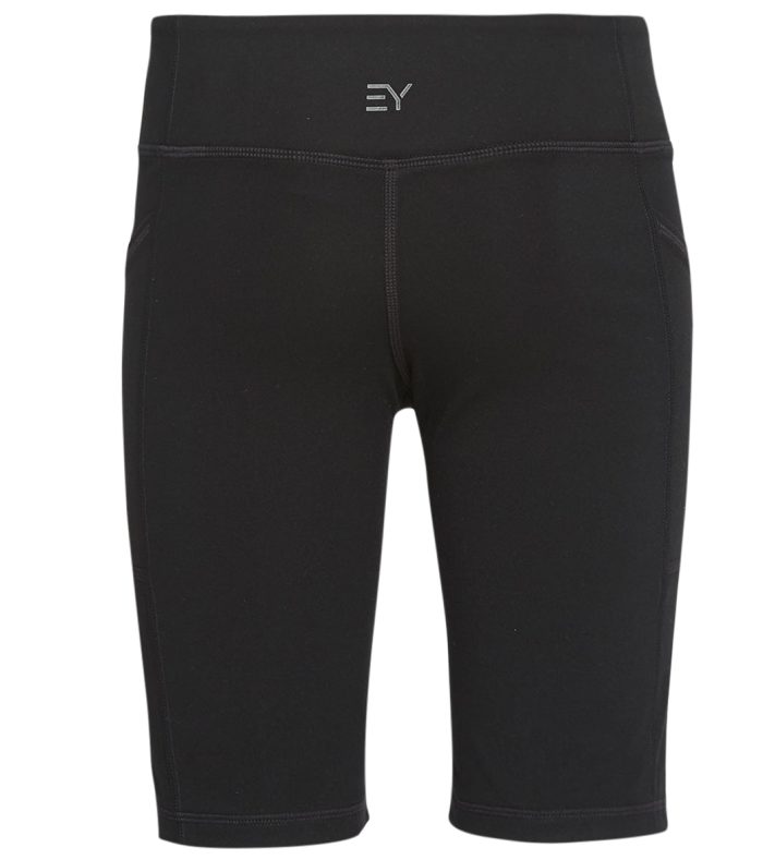 Yoga Girl Uphold Solid High Waisted Biker Shorts with Pocket - Image 10
